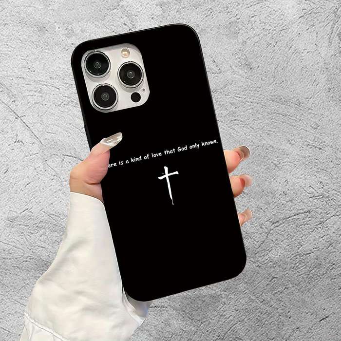 1Pc Black For iPhone 7 8 Se2 Se3 Phone Case Phone Cover
