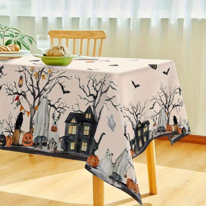Halloween tablecloth decoration size 90x140cm or 35.4x55.1inch