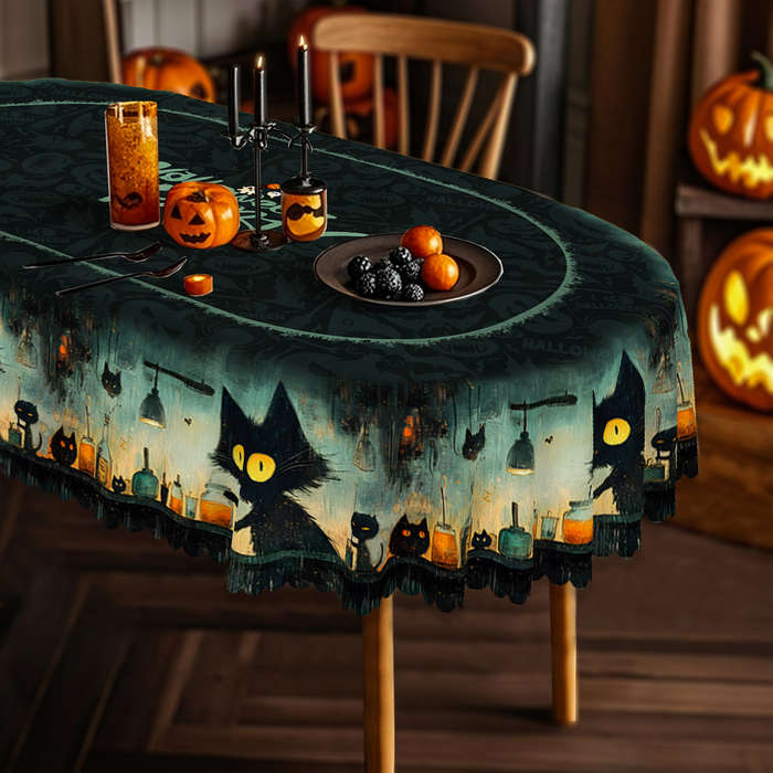 Halloween tablecloth decoration size Round 152.4152.4cm