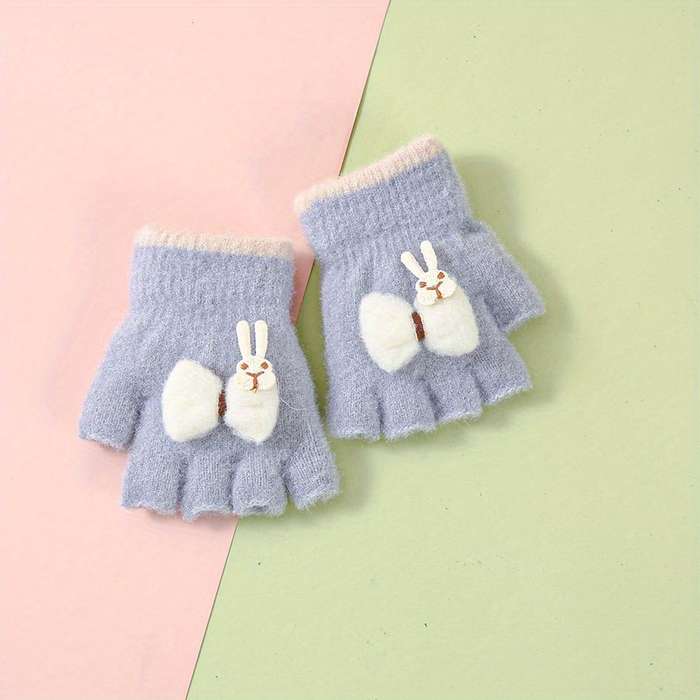Winter Gloves Color Pink Size 1 To 4Y