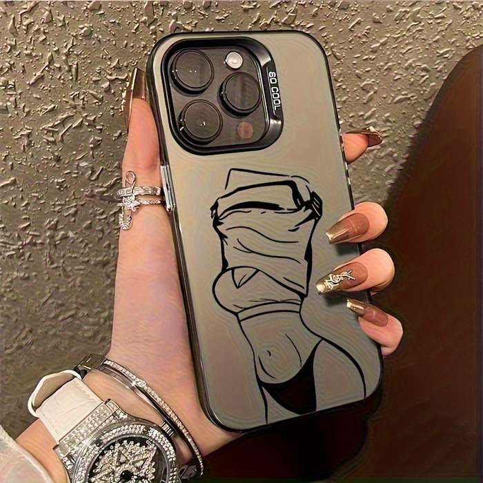 1Pc Black For iPhone Xs Max Phone Case Phone Cover