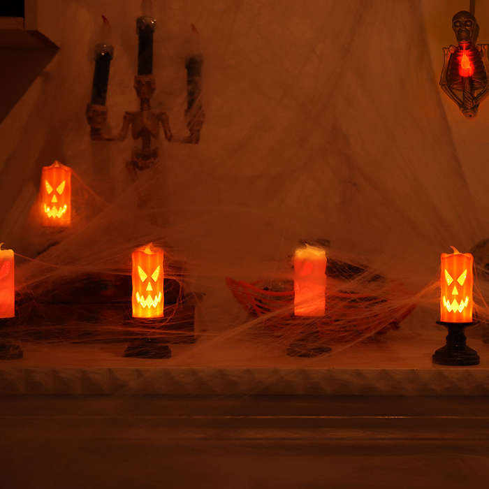Halloween Decorations Color Warm Yellow Items Halloween Lamps