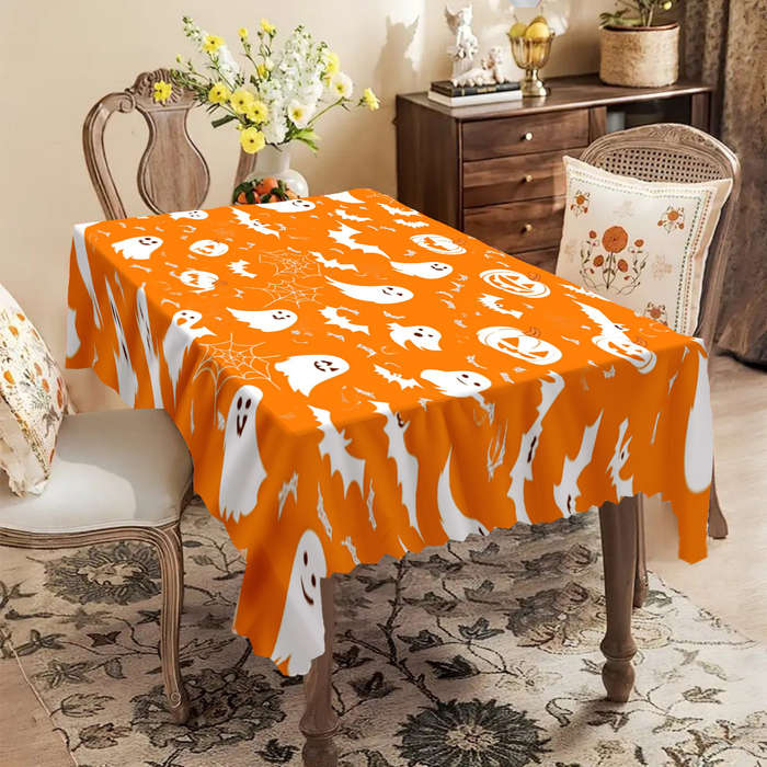Halloween tablecloth decoration size  180cm x 180cm or round