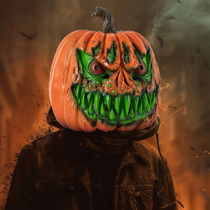 Halloween Decorations Color Black Pumpkin Mask