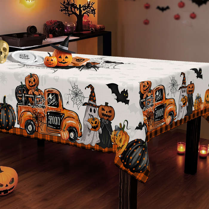 Halloween tablecloth decoration size Round 152.4152.4cm