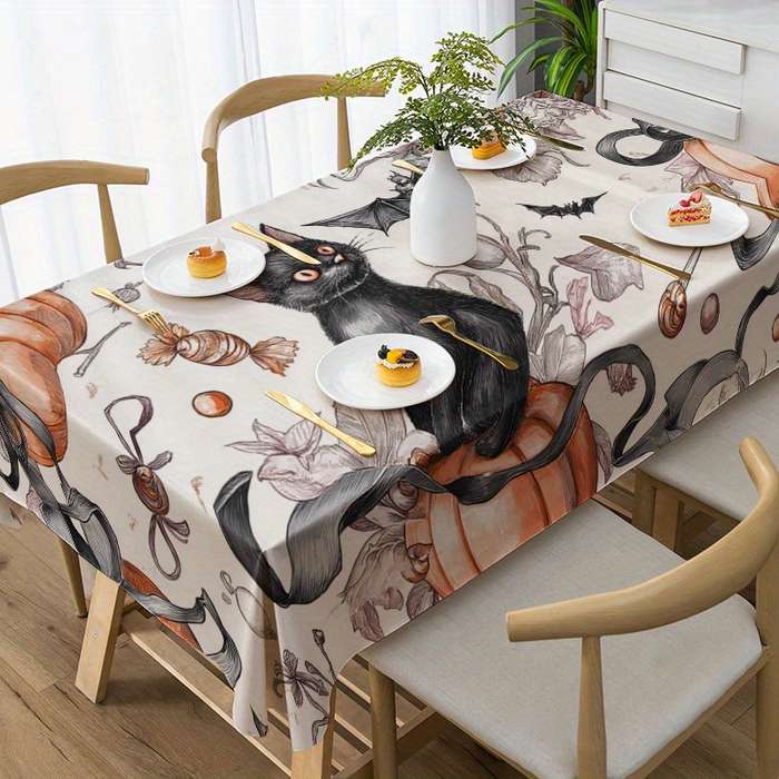 Halloween tablecloth decoration size 90x140cm or 35.43x55inch
