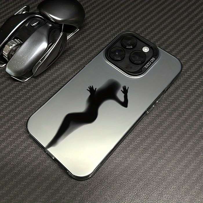 1Pc Black For iPhone 7 8 SE2 SE3 Black Dancing Phone Case