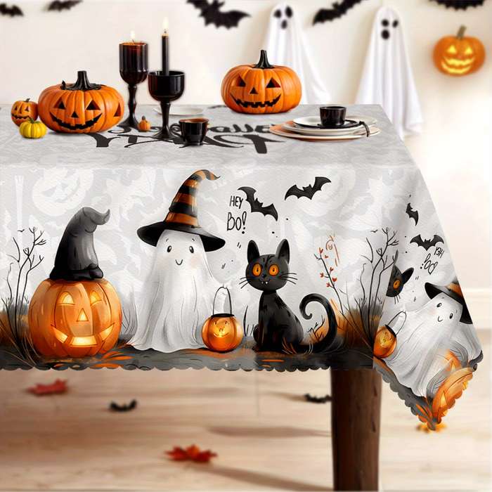 Halloween tablecloth decoration size Round 152.4152.4cm