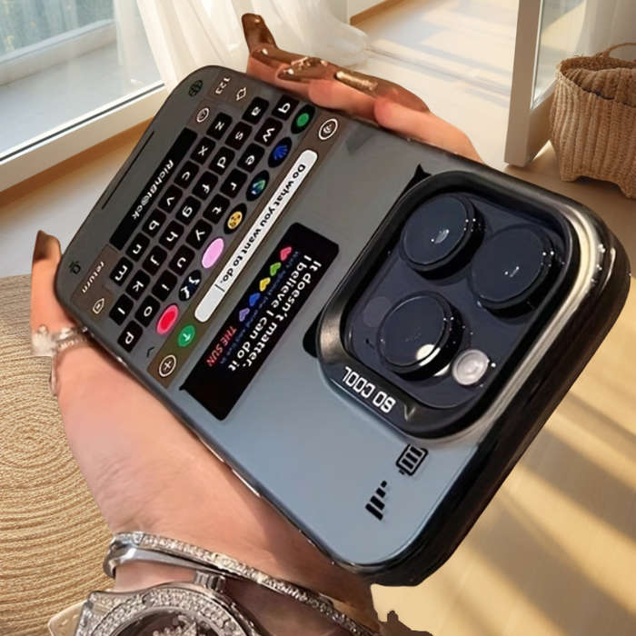 1Pc Black For iPhone 15 Pro Max Phone Case Phone Cover