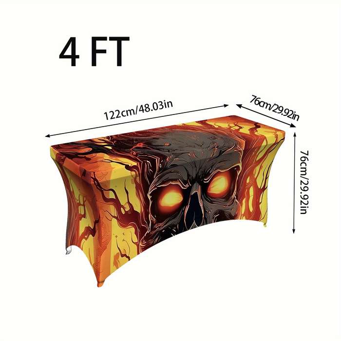 Halloween tablecloth decoration size 4FT