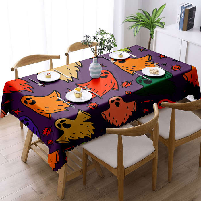 Halloween tablecloth decoration size 60in86in or 150 x 220cm