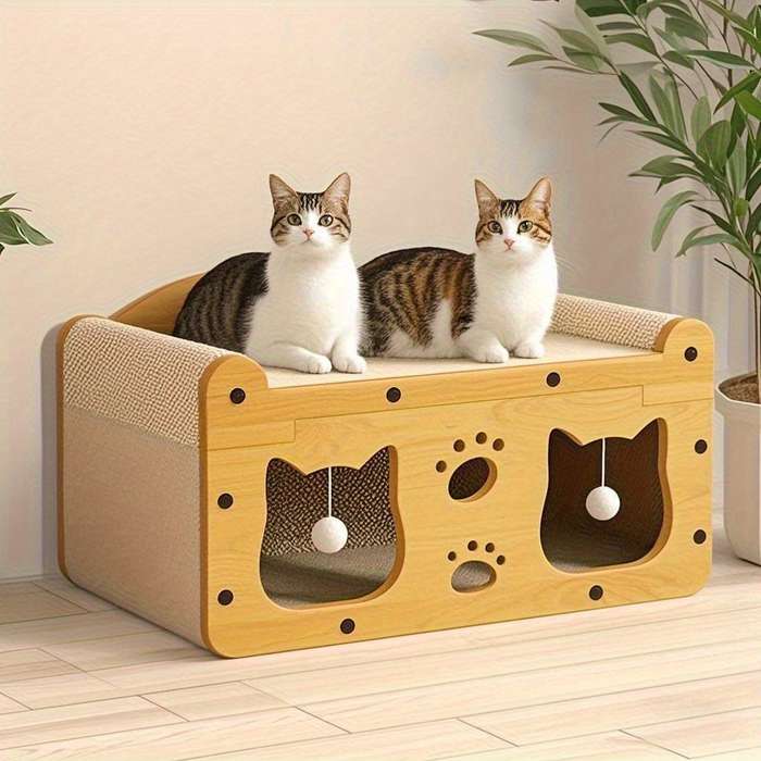 Pet supplies color Single layer cat scratching board