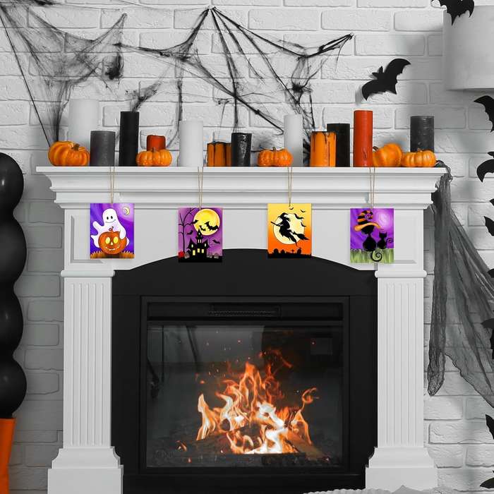 Halloween Decorations Size 14.99 X 11.94Cm Quantity 5Pcs Set
