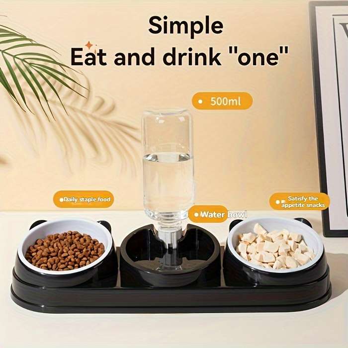 Pet Supplies Color Black  Model Stainless Steel Bowl