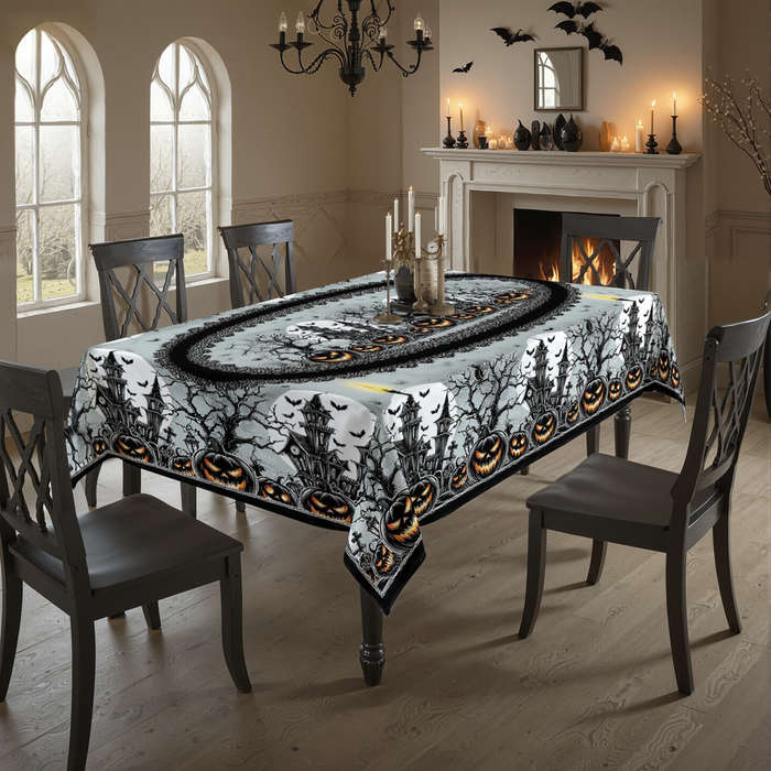 Halloween tablecloth decoration size 152 x 152cm or 60 x 60inch