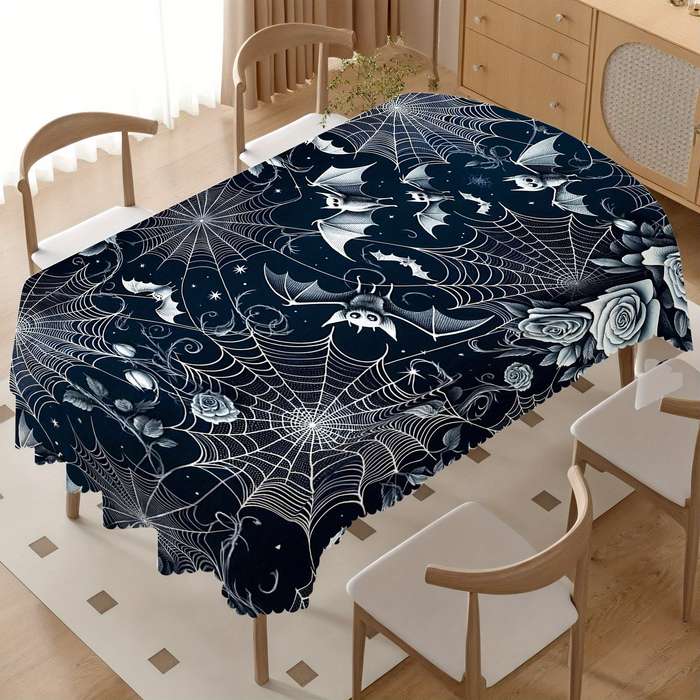 Halloween tablecloth decoration size Square 60x60in or 150x150cm