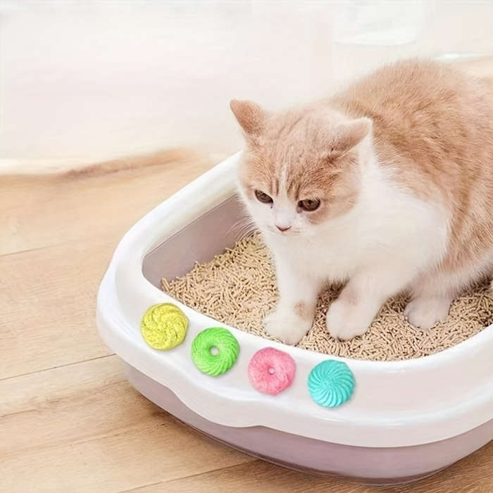 Pet supplies color Cat Litter Box Deodorizer  4pc