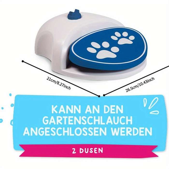 Pet Supplies Color Blue And White Model Upgraded With Two Spouts