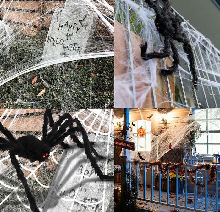 Halloween Decorations Color Black And White