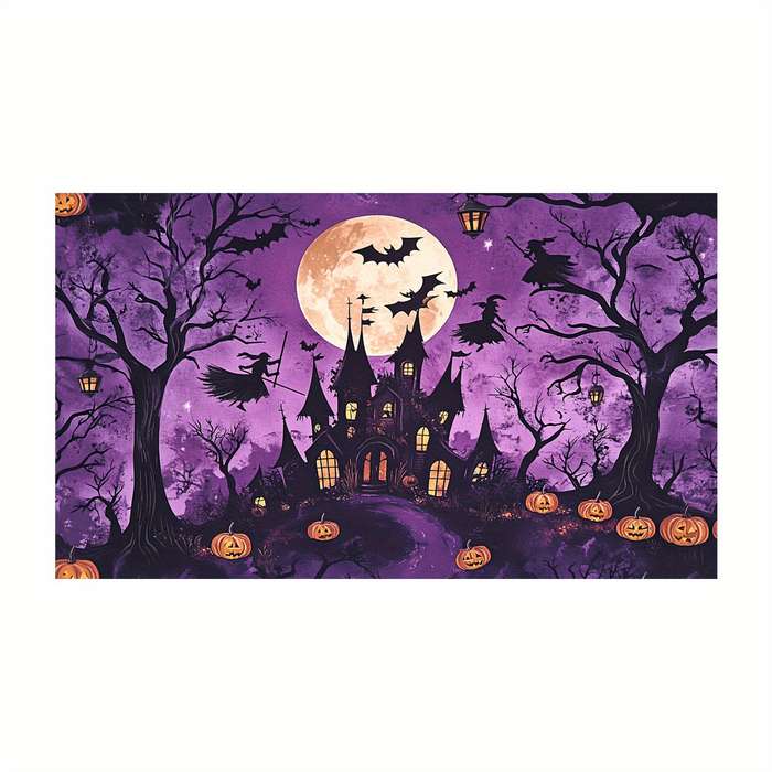 Halloween tablecloth decoration size 180 x 140CM