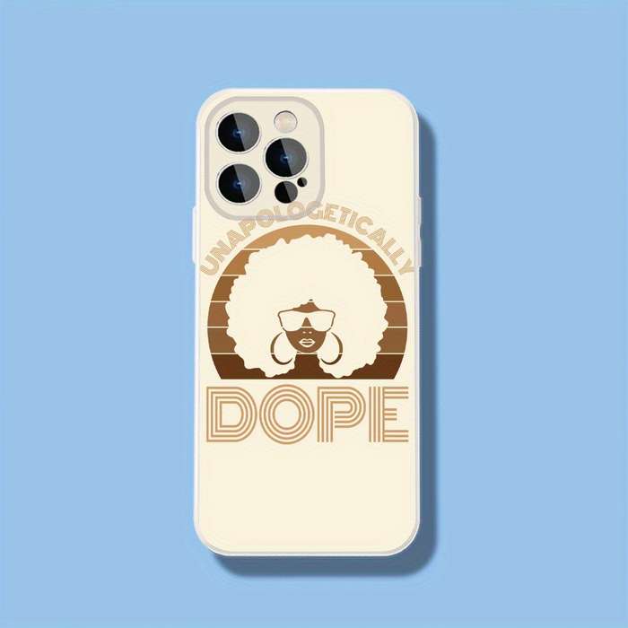 1Pc Ivory White For iPhone 12 Pro Max Style African Pride Phone Case