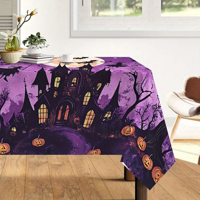 Halloween tablecloth decoration size 180 x 140CM