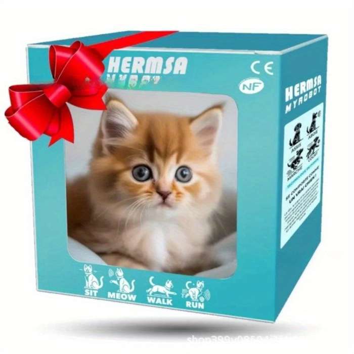 Toy Doll Color Large Cat  Meows   Yellow
