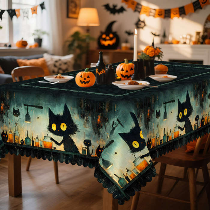 Halloween tablecloth decoration size Round 152.4152.4cm