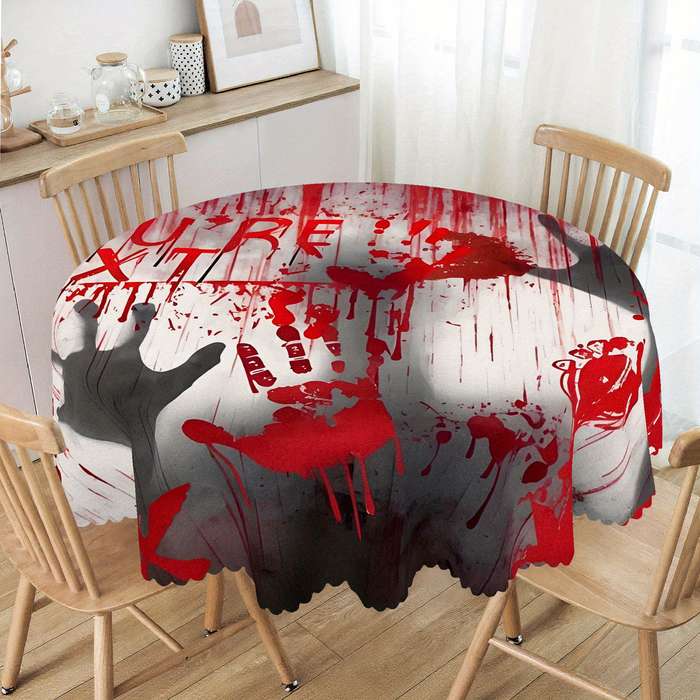 Halloween tablecloth decoration size Square 60x60in or 150x150cm