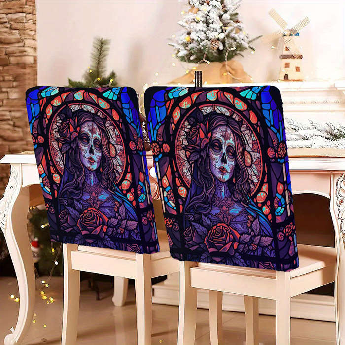 Halloween tablecloth decoration Model only Seat back cover