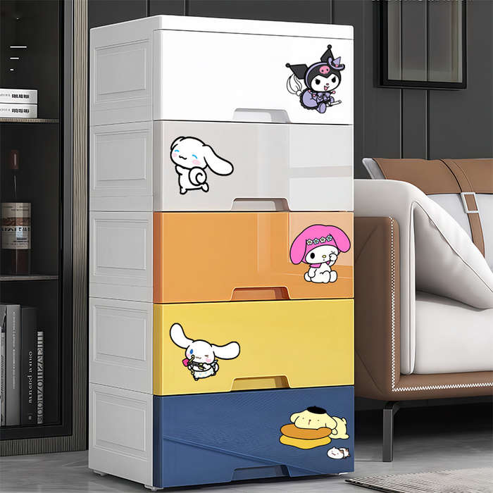 Storage And Organizationcolor Macaron Color Model 5 Floors