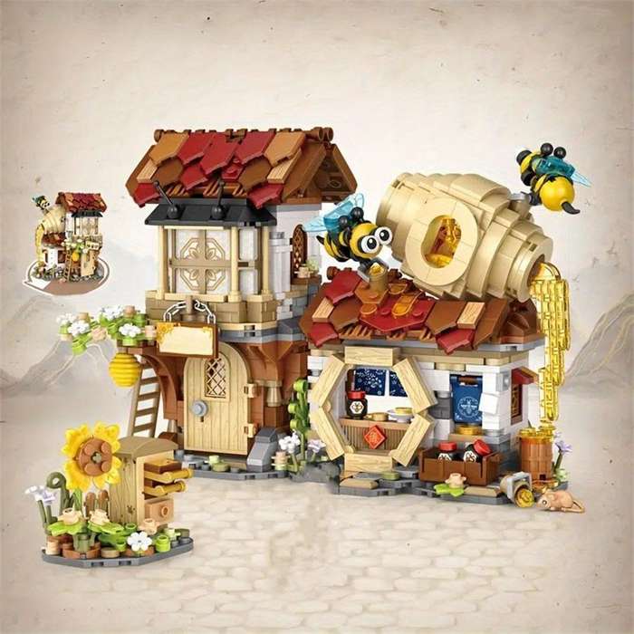 Building Toy Architectural Model Toy Set Style Honeybee House