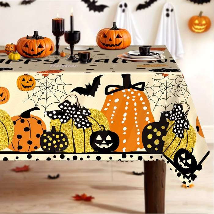 Halloween tablecloth decoration size Round 152.4152.4cm