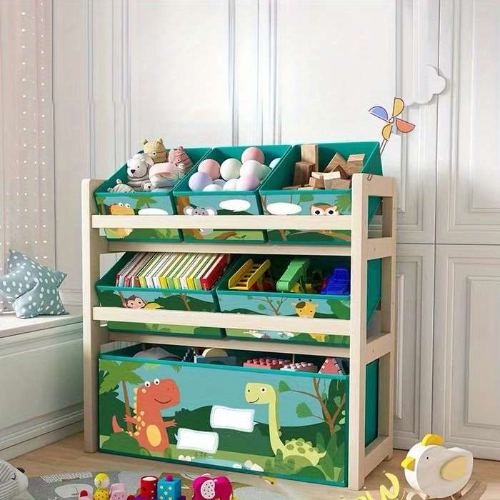 Storage And Organizationcolor 3 Layers Dinosaur
