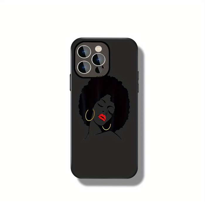 1Pc Ivory White For iPhone 15 Plus Bold Elegance Phone Case