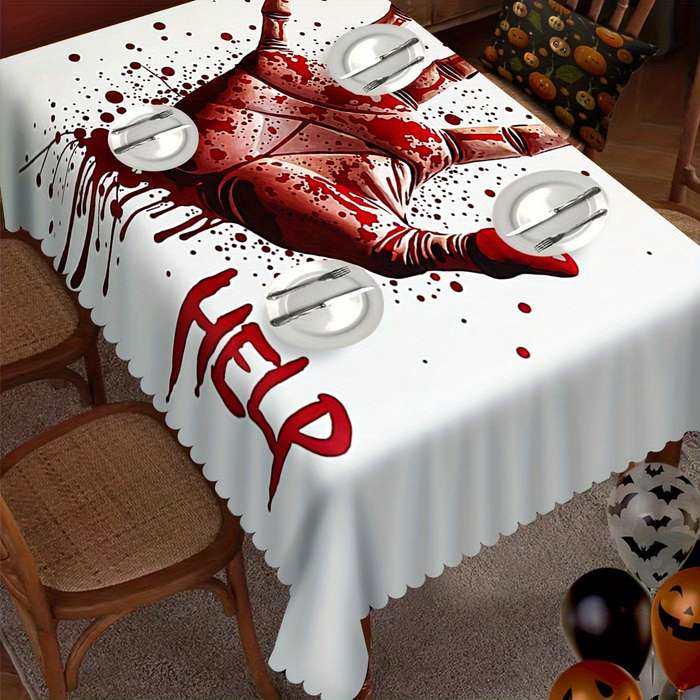 Halloween tablecloth decoration size 152cm x 152cm or round