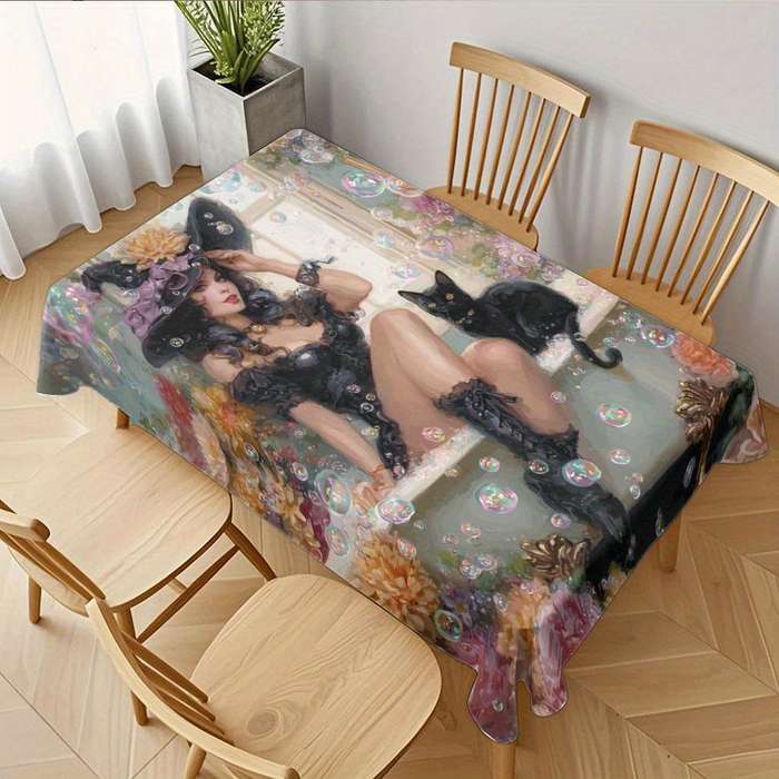 Halloween tablecloth decoration size 55 x 87inch or 140 x 220cm
