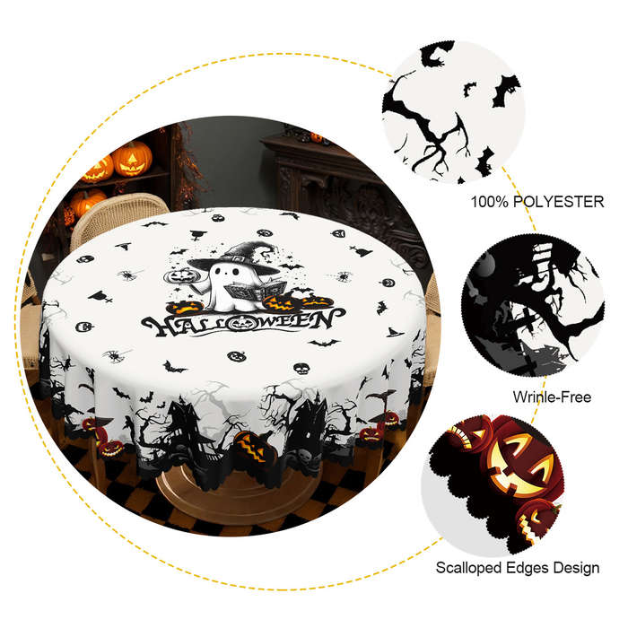 Halloween tablecloth decoration size 60x102in or 152x260cm Rectangle
