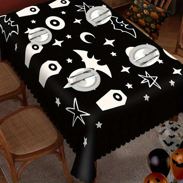 Halloween tablecloth decoration size 152cm x 152cm or round