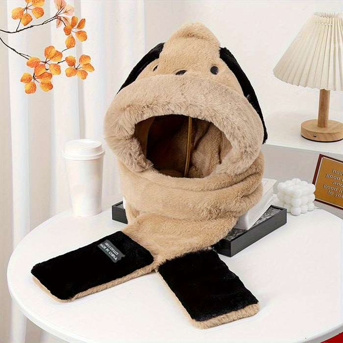 Winter Hat Color Sanrio Cute Integrated Hat