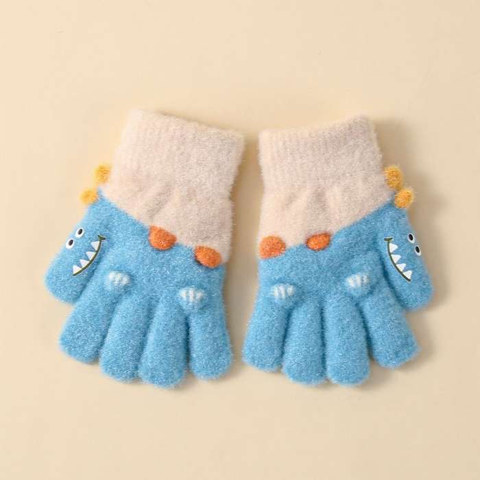 Winter Gloves Color Yellow Size 2 To 5Y