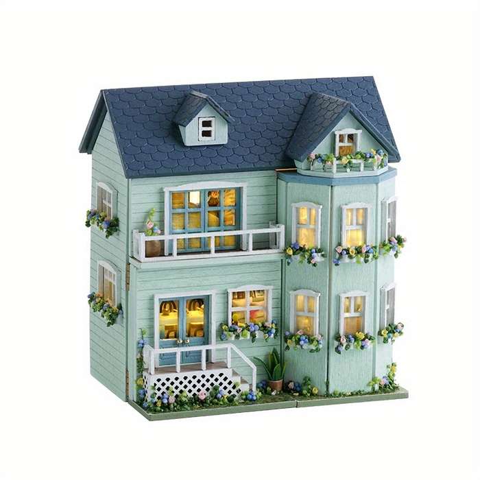 Building Toy Architectural Model Toy Set Color D 018 Romantic Castle