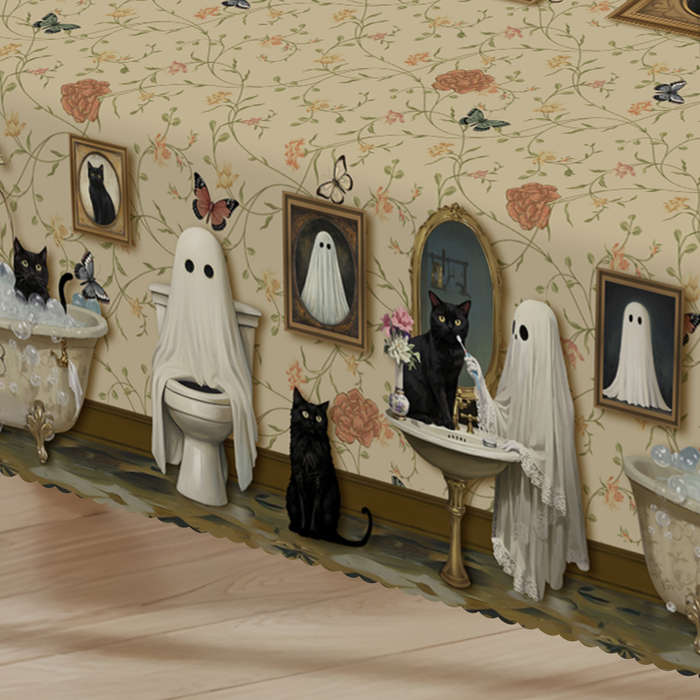 Halloween tablecloth decoration size Rectangle 6086in 152220cm