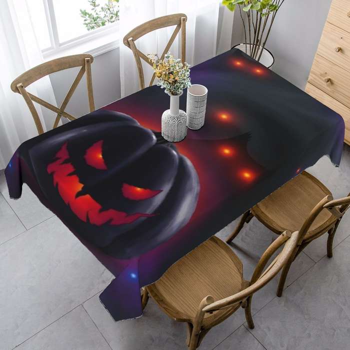 Halloween tablecloth decoration color Colorful size One Size