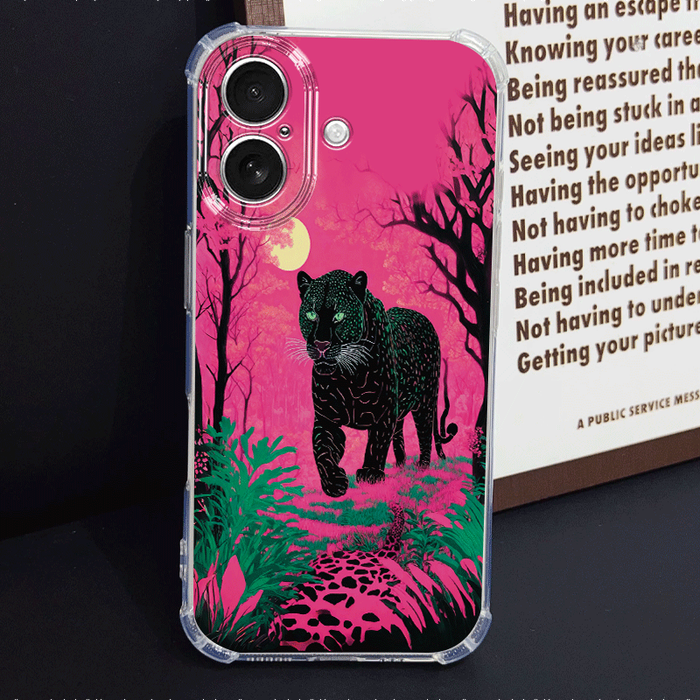 1Pc Mixed Color For iPhone 13 Pro Max Graffiti African Leopard Phone Case