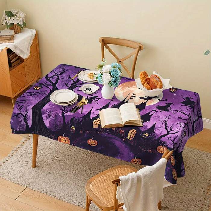 Halloween tablecloth decoration size 180 x 140CM