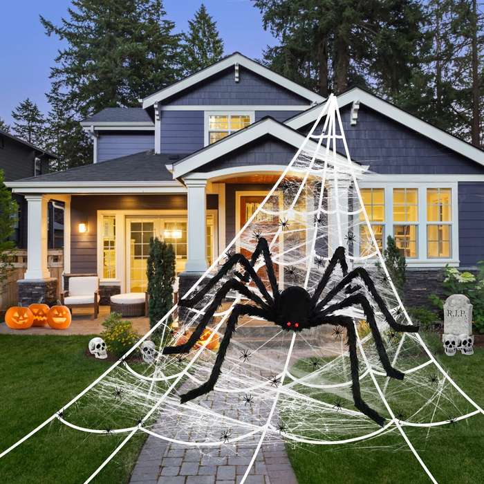 Halloween Decorations Color Black And White