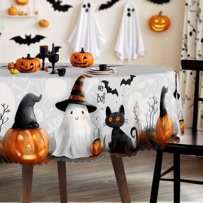 Halloween tablecloth decoration size Round 152.4152.4cm