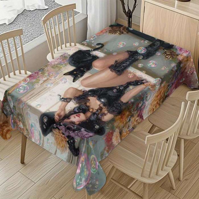 Halloween tablecloth decoration size 55 x 87inch or 140 x 220cm