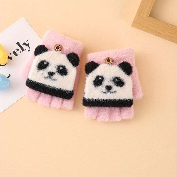 Winter Gloves Color Pink Size 1 To 3Y